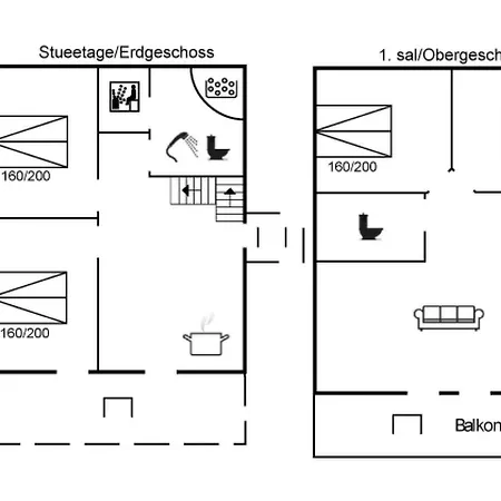 펜션 Uffe - 100m To The Fjord By Interhome